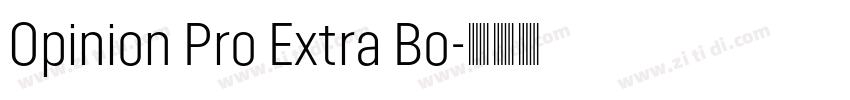 Opinion Pro Extra Bo字体转换
